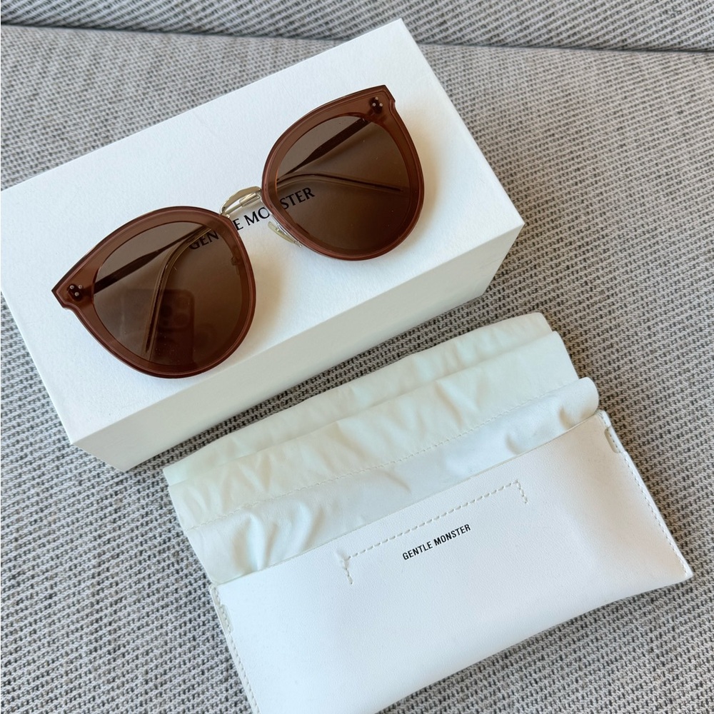 GENTLE MONSTER Dark Pink Brown Sunglasses